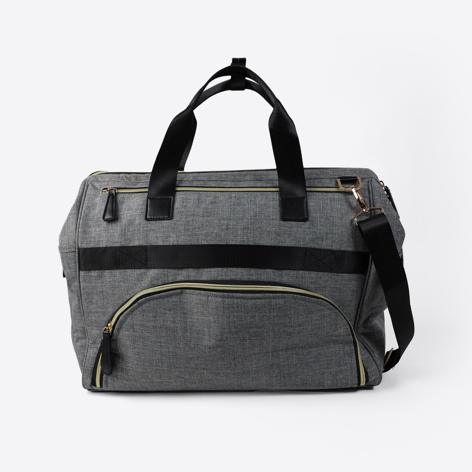 Dual Front Pocket Messenger Nappy Bag