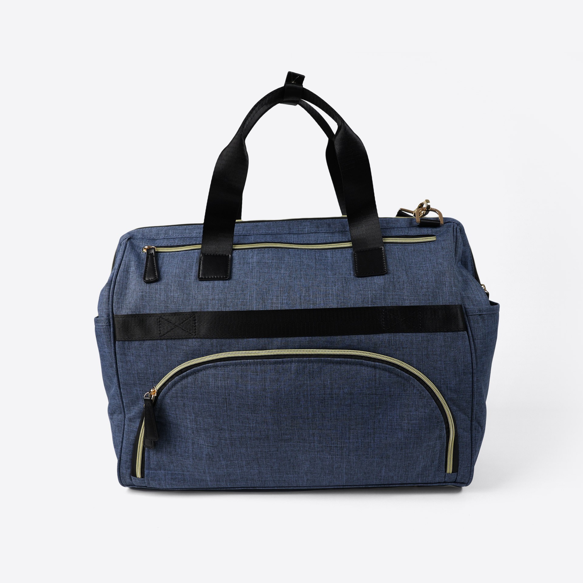 Dual Front Pocket Messenger Nappy Bag